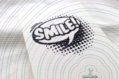 Speech Bubble Smile Cutting File SVG DXF Product Image 4