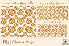 Pumpkins tumbler, mug, libbey can sublimation png Product Image 2