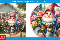 Roses Gnome wind spinner Spring sublimation Wind spinners Product Image 1