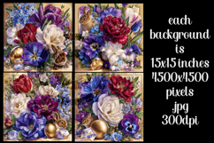 Spring Background, Spring Flowers and Bunny Backgrounds, s1 Product Image 2