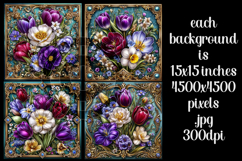 Spring Backgrounds, Spring Season Flowers Backgrounds, s10 Product Image 2