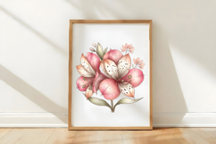 Spring Alstroemeria Flowers Clipart Product Image 2
