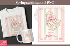 Sunny Blooms Spring Chick Stamp Spring sublimation Product Image 1