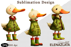 Spring animal clipart|Cute goose, animals clipart Product Image 1