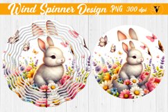 Spring Rabbit Wind Spinner | Wind Spinner Product Image 1