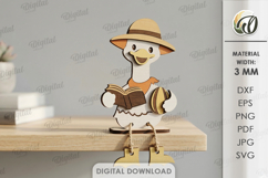 3D Spring Animals Decor Bundle Laser Cut. Stand Decor SVG Product Image 6