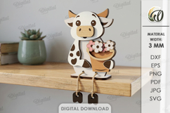 3D Spring Animals Decor Bundle Laser Cut. Stand Decor SVG Product Image 7