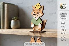 3D Spring Animals Decor Bundle Laser Cut. Stand Decor SVG Product Image 10