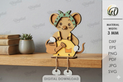 3D Spring Animals Decor Bundle Laser Cut. Stand Decor SVG Product Image 12