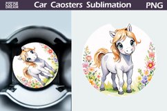 Spring Horse Car Coaster | Farm Animal Coaster Product Image 1
