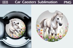 Spring Horse Car Coaster | Farm Animal Coaster Product Image 1