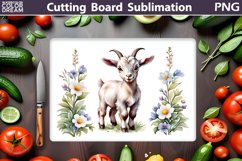 Goat Cutting Board | Kitchen Cutting Board Product Image 1