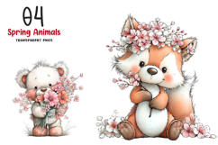 Spring Animals Clipart Product Image 1