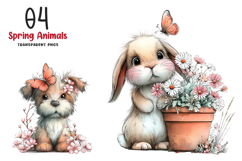 Spring Animals Clipart Product Image 1