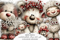 Spring animals clipart - Spring animals Png Product Image 1