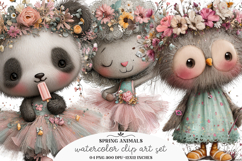 Spring animals clipart - Spring animals Png Product Image 1