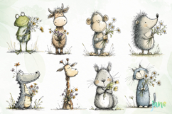 Spring Animals Clipart Bundle Product Image 8