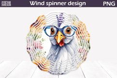 Funny Chicken Wind Spinner | Spring Animal Wind Spinner Product Image 1