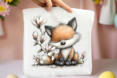 Spring Animals with Blossoms Clipart Product Image 2