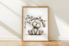 Spring Animals with Blossoms Clipart Product Image 3