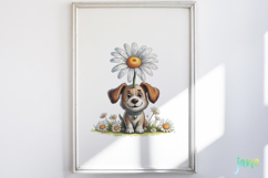Spring Animals with Daisy Clipart Product Image 2
