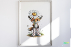 Spring Animals with Daisy Clipart Product Image 2