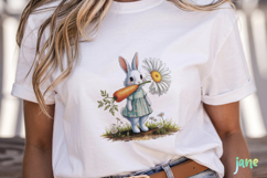 Spring Animals with Daisy Clipart Product Image 6