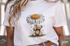 Spring Animals with Daisy Clipart Product Image 5