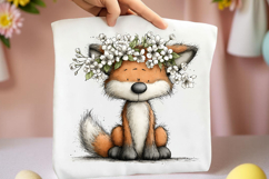 Spring Animals with Flowers Clipart Product Image 2