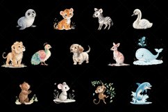Baby Animals, Spring Clipart, Watercolor Illustrations, Pastel Animals, Spring Baby Animals
