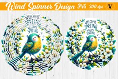 Spring Bird Wind Spinner | Wind Spinner Product Image 1