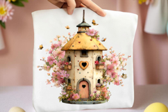 Spring Birds House Clipart Product Image 2