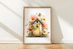 Spring Birds House Clipart Product Image 3