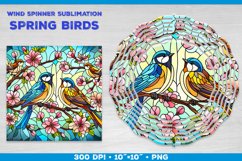 Spring Birds Wind Spinner Sublimation Template Product Image 1