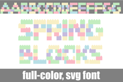 Spring BlocksColor Font Product Image 1