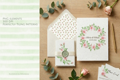 Spring Blossom Watercolor Floral Set Product Image 2