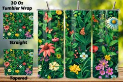 Spring floral landscape, Seamless wrap design, Landscape tumbler art, 3D flower wrap, Spring bloom sleeve, Floral landscape design, Tumbler seamless pattern, Spring garden wrap, Landscape floral 3D, Blossoming wrap art, Seamless spring beauty, 3D landscap