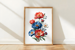 Wildflowers Spring Brushstroke Clipart Product Image 2