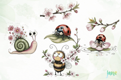 Spring Bugs Clipart Product Image 1