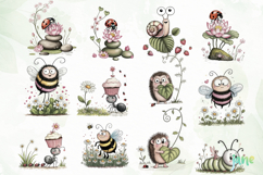 Spring Bugs Clipart Product Image 8