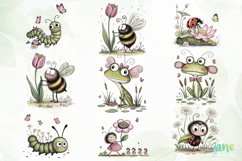 Spring Bugs Clipart Product Image 6
