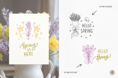Spring SVG Bundle, Floral Frame Clipart, Spring Sign SVG Product Image 2
