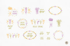 Spring SVG Bundle, Floral Frame Clipart, Spring Sign SVG Product Image 3