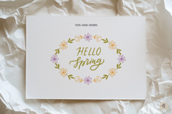 Spring SVG Bundle, Floral Frame Clipart, Spring Sign SVG Product Image 6