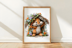 Watercolor Spring Bunny Clipart Product Image 2