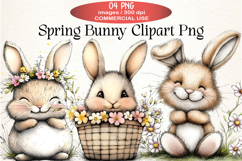 Spring Bunny Clipart Product Image 1