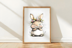 Spring Bunny Clipart Product Image 3