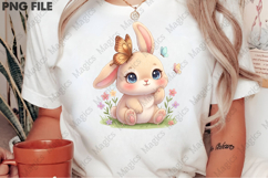 Spring Bunny Sublimation PNG Product Image 2