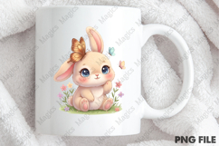 Spring Bunny Sublimation PNG Product Image 3