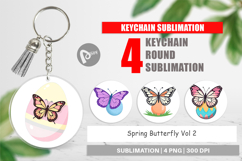Keychain Spring Butterfly Product Image 1